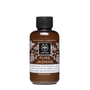 Apivita Pure Jasmine Shower Gel with Essential Oils, 75ml