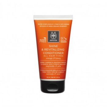 Apivita Shine and Revitalizing Conditioner for All Hair Types with Honey & Orange 150ml