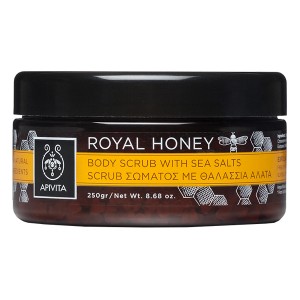 Apivita Body Scrub with Sea Salts with Honey, 200ml