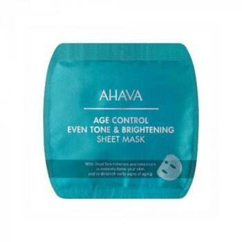 Ahava Age Control Even Tone Brightening Sheet Mask, 17g