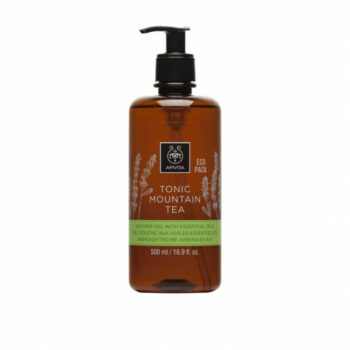Apivita Shower Gel with Essential Oils with Mountain Tea, 500ml