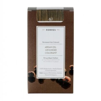Korres Advanced Argan Oil Permanent Hair Colorant 6.1 Ash Blonde