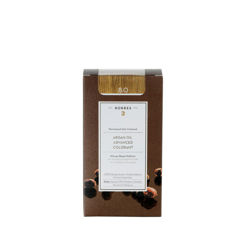 Korres 8.0 Light Blonde Advanced Argan Oil Permanent Hair Colorant 50ml