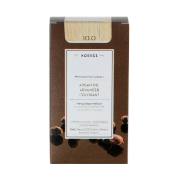 Korres Advanced Argan Oil Permanent Hair Colorant 10.0 Natural Platinum Blond