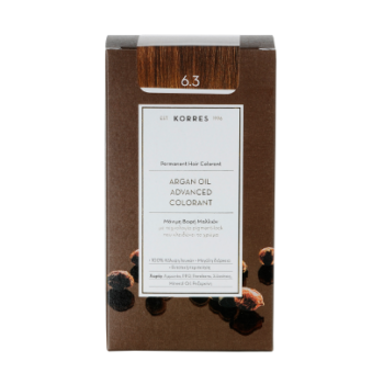 Korres Advanced Argan Oil Permanent Hair Colorant 6.3 Dark Honey Blond
