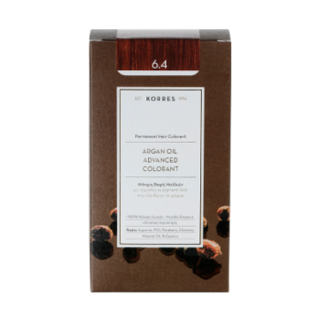 Korres Advanced Argan Oil Permanent Hair Colorant 6.4 Dark Copper Blond