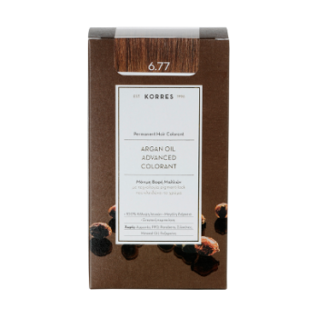 Korres Advanced Argan Oil Permanent Hair Colorant 6.77 Giandujia