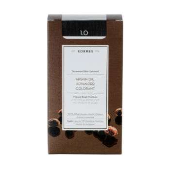 Korres Advanced Argan Oil Permanent Hair Colorant 1.0 Natural Black