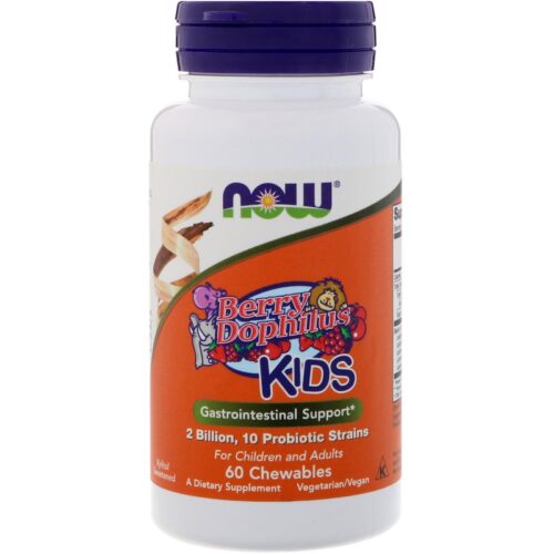 Now Kids Berry Dophilus 60 Chewables