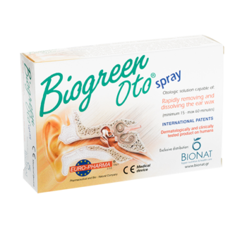 Bionat Biogreen Oto Spray 13ml Ear Cleaning