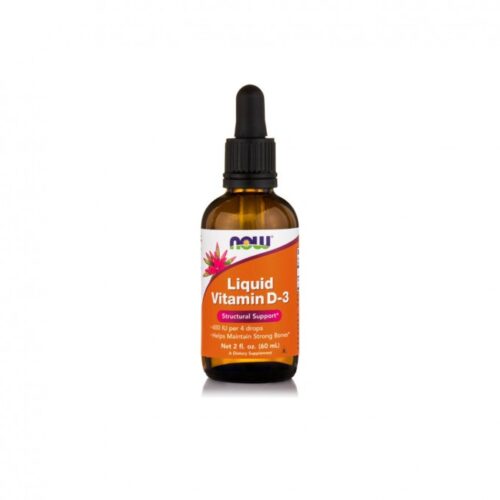 Now Vitamin D-3 Liquid 100 IU, 59ml
