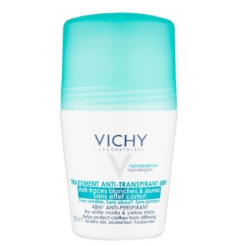Vichy Deodorant No Marks 45 Hour Roll On, 50ml