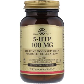 Solgar 5-HTP(L-5-Hydroxytryptophan) Complex, 90 Veg Capsules