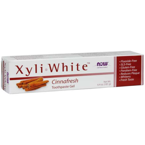 Now XyliWhite Fluoride-Free Cinnafresh Toothpaste Gel