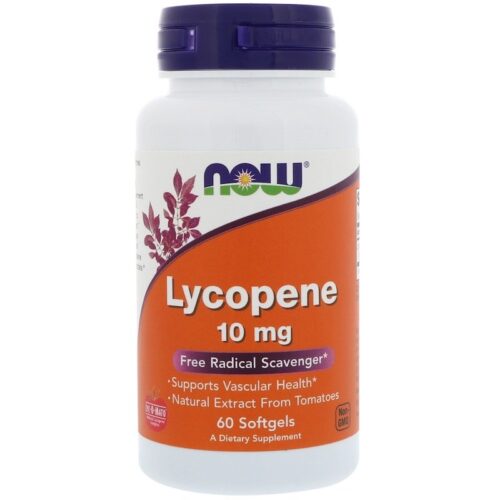 Now Lycopene 10mg 60 Softgels