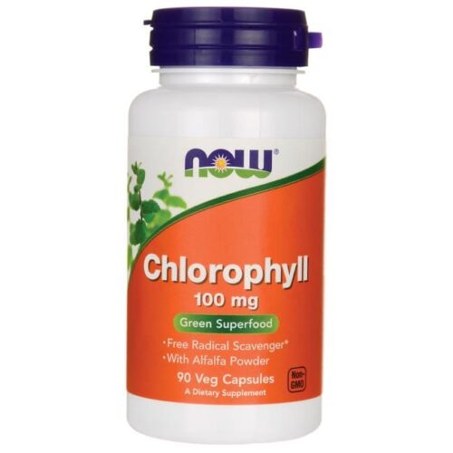 Now Chlorophyll Mint 100mg 90 Veg Caps