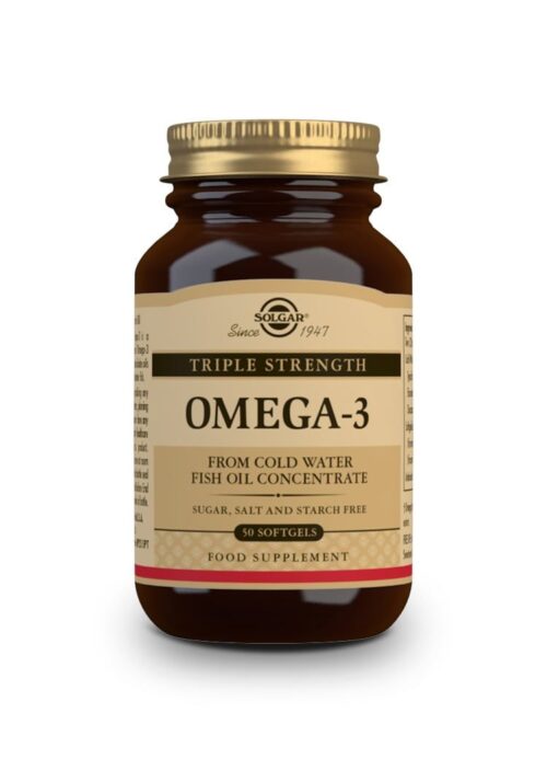 Solgar Triple Strength Omega-3 50 Softgels