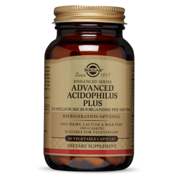 Solgar Advanced Acidophilus Plus, 60 Veg Capsules