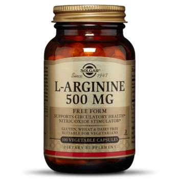 SolgarL-Arginine 500mg, 50 Veg Capsules