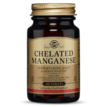 Solgar Chelated Manganese Tablets 100