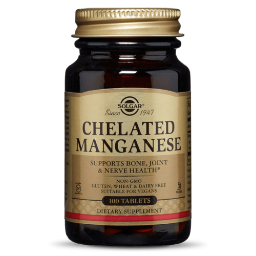Solgar Chelated Manganese 100 Tabs