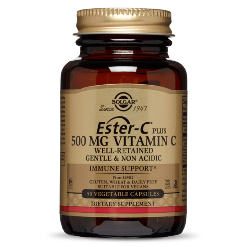Solgar Ester-C Plus 500mg Vitamin C 50 Veg Caps