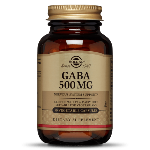Solgar Gaba 500mg 50 Veg Caps
