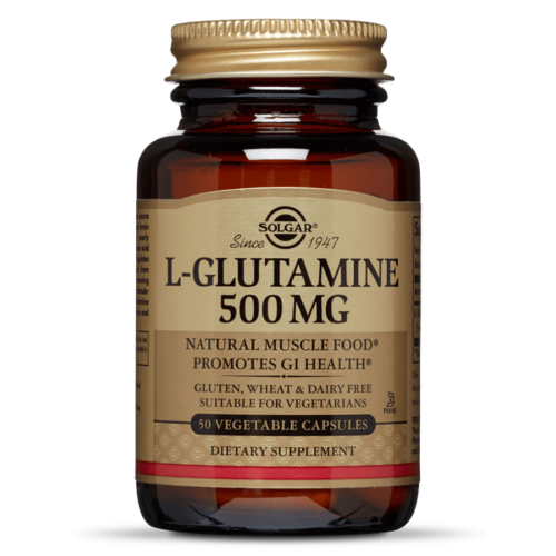 Solgar L-Glutamine 500mg 50 Veg Caps