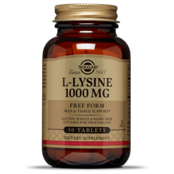 Solgar L-Lysine 1000mg, 50 Tablets