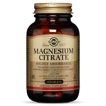 Solgar Magnesium Citrate, 60 Tablets