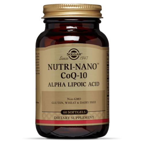 Solgar Nutri-Nano™ CoQ-10 Alpha-Lipoic Acid, 60 Softgels