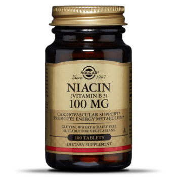 Solgar Niacin (Vitamin B3) 100mg, 100 Tablets