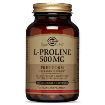 Solgar L-Proline 500mg, 100 Tablets