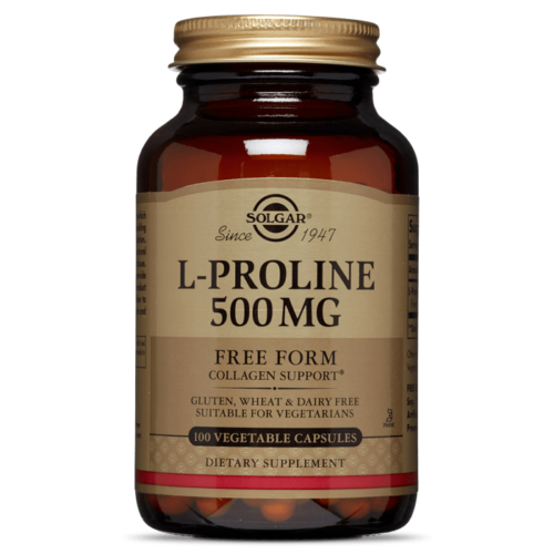 Solgar L-Proline 500mg 100 Veg Caps