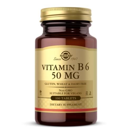 Solgar Vitamin B6 50mg 100 Tablets