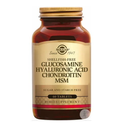 Solgar Extra Strength Glucosamine Chondroitin MSM 60 Tabs