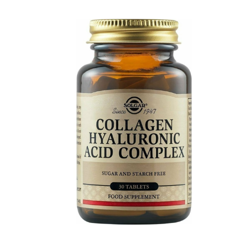 Solgar Collagen Hyaluronic Acid Complex, 30 Tablets
