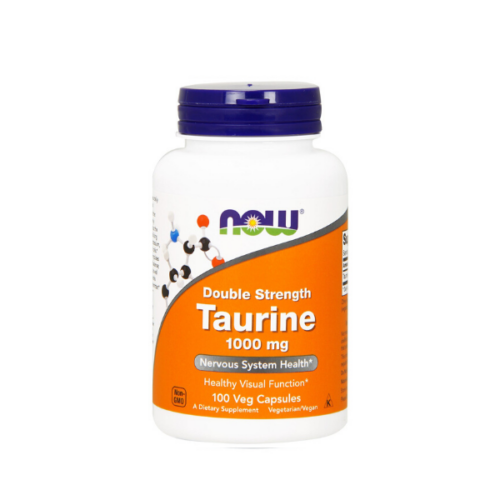 Now Taurine 1000mg 100 Veg Caps