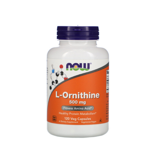 Now L - Ornithine 500mg 120 Veg Caps