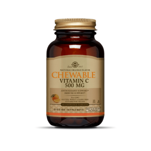 Solgar Vitamin C Chewable Orange Flavor 90 Tabs