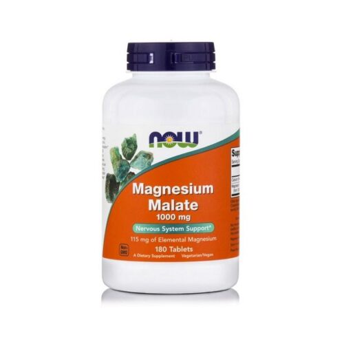 Now Magnesium Malate 1000mg 180 Tabs