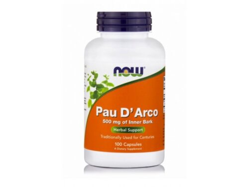 Now Pau D’Arco 500mg 100 Caps