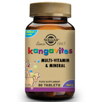 Solgar Kangavites Complete Multivitamin & Mineral Formula for Children, 60 Tablets