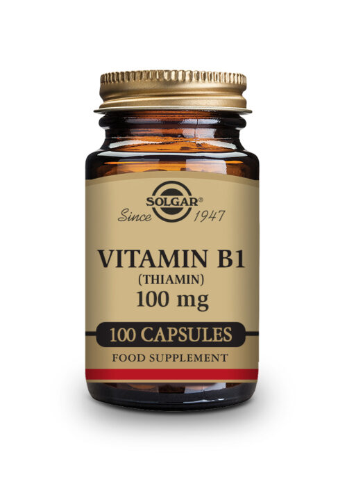 Solgar Vitamin B1 Thiamin 100mg ,100 Veg Caps
