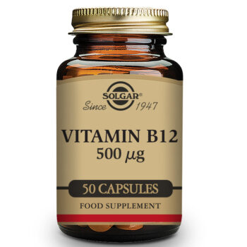 Solgar Vitamin B12 500mg, 50 Veg Capsules
