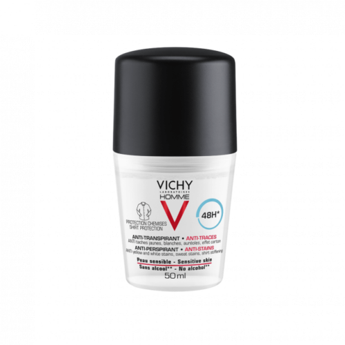 Vichy Deo Vh 48h Anti-stain Roll On, 50ml