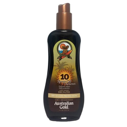 Australian Gold SPF 10 Spray Gel with Bronzer 237ml