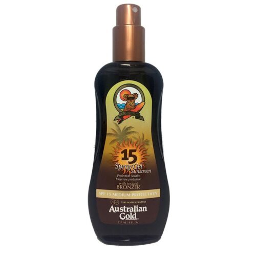 Australian Gold SPF 15 Spray Gel with Bronzer 237ml