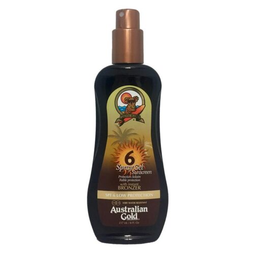Australian Gold SPF 6 Spray Gel with Bronzer 237ml