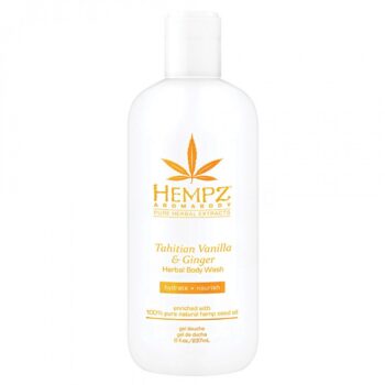 Hempz Tahitian Vanilla & Ginger Herbal Body Wash, 237ml